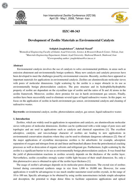 bdzsms|(PDF) Development of Zeolite .